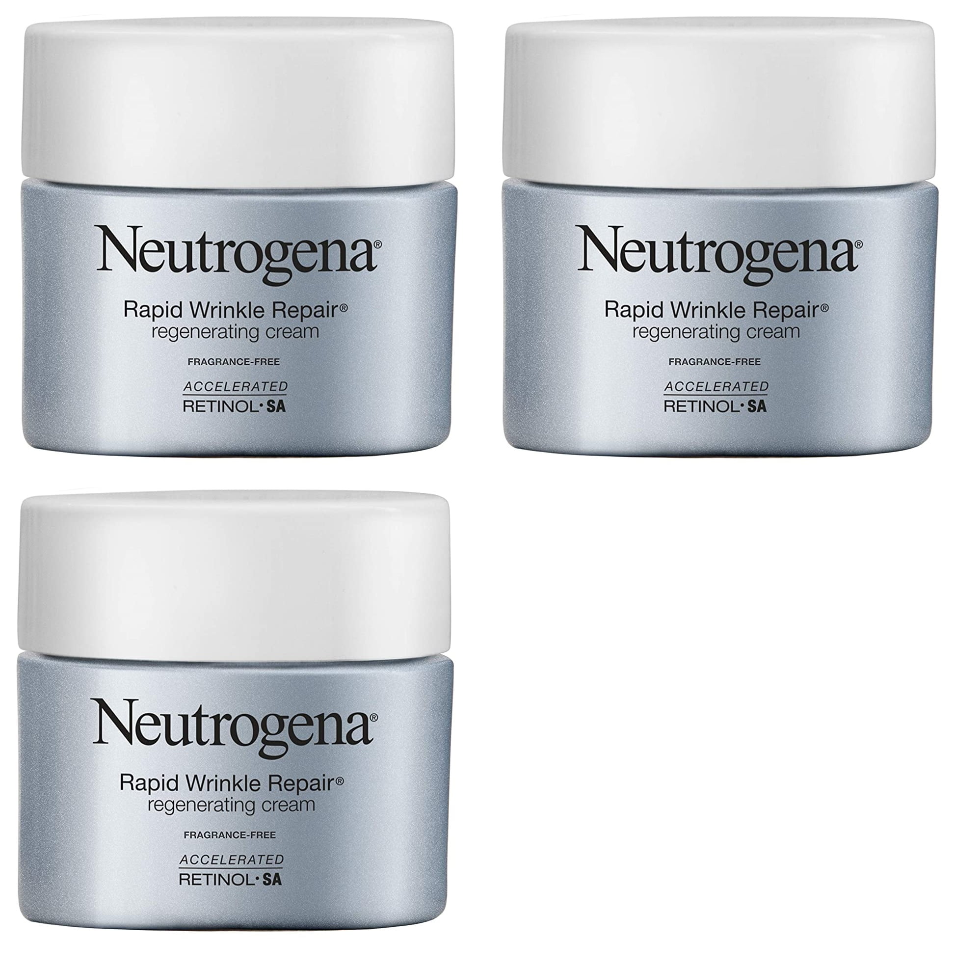 Neutrogena Rapid Rapides Retinol Retinol Regenerando creme facial  antienvelhecimento e ácido hialurônico; Hidratante de retinol anti-rugas e  creme de