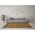 thumbnail image 3 of Ahgly Company Indoor Round Abstract Brown Contemporary Area Rugs, 3' Round, 3 of 4