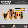thumbnail image 2 of Kalair GFX Graphics Kit for KTM Motorcross 4-Stroke 250SX-F, 350SX-F, and 450SX-F (2023) Warrior Series, 2 of 5