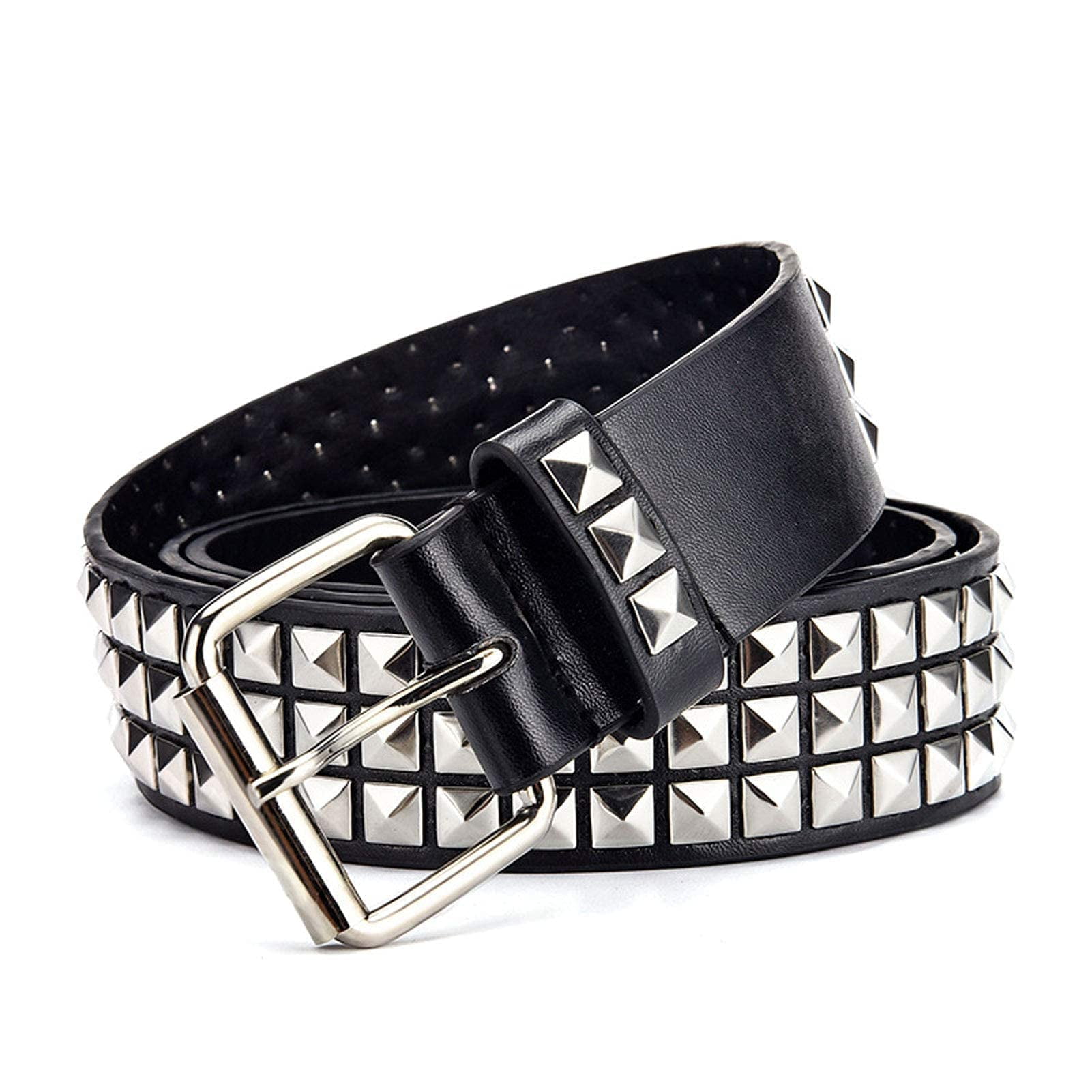 IUGAMAKARAS★韓国★人気★Studded Bumpy Buckle Belt 2Type IUGAMAKARAS】Studded Bumpy Buckle Belt (20mm) | OUR BRAND