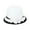 White 1, variant on iHPH7 Fancy Hats for Women Derby Hats for Women 1950s Accessories for Women Church Hats for Women 1920s Hat, A M