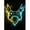 T, variant on Cool Gaming Wall Art Canvas Painting, Colorful Gamer Controller, Neon Pop Poster and Print, E-sports Room Decor, Gift, No Lights50 x 70 cm (without frame),L