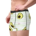 thumbnail image 4 of Junzan Avocado Of A Hear Mens Underwear Boxer Briefs For Men’s - Small, 4 of 9