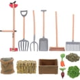 thumbnail image 1 of Miniature Farm Tools Toy Plastic Assorted Color 13Pcs 4.72X3.94in, 1 of 9