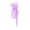 1-Light Purple324, variant on Wxolcjlv Kids Solid Satin Bandana Casual Breathable Stretch Long Tail Headscarf, Ages 3-14