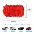 thumbnail image 3 of Kitchen Cleaning Brush,Microfiber Cleaning Tool Washing Brush Soft Sponge Pad Car Cleaning Tools Kit Washing Brush Window Glass Cleaning Glove Tool, 3 of 7