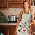 thumbnail image 1 of Dvkptbk Apron 1Pc Parent Adult The Family Kitchen Lovely Print Linen Family Aprons Kitchen Essentials, 1 of 2