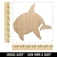 thumbnail image 2 of Orca Killer Whale Wood Shape Unfinished Piece Cutout Craft DIY Projects - 6.25 Inch Size - 1/4 Inch Thick, 2 of 7