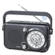 thumbnail image 1 of Radio Portátil Bluetooth AM FM, 1200mAh Batería de Radio Altavoz, Soporte de Tarjeta SD y Reproductor de MP3 USB, Retroiluminación, 1 of 5