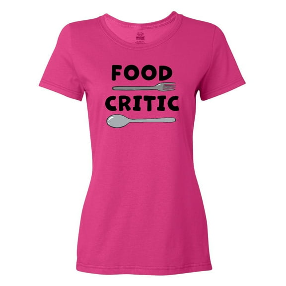 Inktastic Food Critic with Fork and Spoon Women's T-Shirt