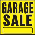thumbnail image 2 of Hy-Ko Produits YP-3 11 x 11 Po Enseigne de Vente de Garage, 2 of 3