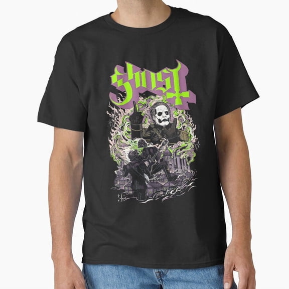 Ghost Merch Funny Rock Band Parody Graphic H58213 Unisex T-Shirt, Up to Size 5XL