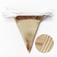 thumbnail image 2 of Champagne Gold Party Decorations Metallic Champagne Gold Beige Fabric Pennant Banner Triangle Flag Garland Streamers for Birthday Anniversary Wedding Bridal Shower Martini Party Supplies, 2 of 4
