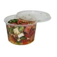 thumbnail image 2 of 50 Pack 16 oz Durable Deli Food/Soup Plastic Containers w/ Lids and Airtight, 2 of 10