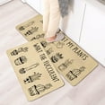 thumbnail image 4 of Cute Kitchen Mat Set of 2,Funny Boho Cactus Kitchen Rugs and Mats Non Skid Washable,Cute Cactus Succulent Kitchen Decor Accessories Housewarming Gifts,I Wet My Plants (17"x47"+17"x30"), 4 of 6