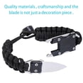thumbnail image 1 of Pulsera de herramientas para exteriores Paracord, equipo de supervivencia, pulsera de supervivencia multiuso para acampar al aire libre, senderismo, pesca, 1 of 8
