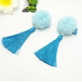 thumbnail image 3 of SPRING PARK Chinese Style Baby Hairy Fluffy Balls Tassels Hair Clips for New Year, 3 of 7