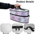 thumbnail image 5 of HELLHERO Mermaid Scales Handheld Steam Iron Storage Bag Compatible with Most Iron Zipper Thanksgiving, Bag Only, 5 of 6