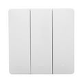 thumbnail image 3 of Wall Mounted Switch, Anti Interference Wireless Light Switch Self Powered 3 Gang Waterproof  For Home For Office, 3 of 8