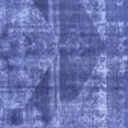 thumbnail image 1 of Ahgly Company Machine Washable Indoor Square Abstract Blue Modern Area Rugs, 6' Square, 1 of 4
