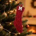 thumbnail image 2 of YWIYIUD Christmas Stockings with Initials, 18 Inches Large Embroidered Stocking Hanging Stockings for Family Holiday Christmas Decoration, Xmas Holiday Party Gifts & Decoration, 2 of 4