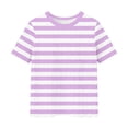 thumbnail image 4 of fatyb Girls Boys Summer Tops Short Sleeve Crew Neck Tee Tops for Kids Unisex Lightweight Casual Tshirts, 4 of 5