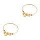 thumbnail image 4 of Brazalete deslizante ajustable Qarigey joyería decoración elegante cumpleaños aniversario regalo Oro Tipo 3 2Conjunto, 4 of 6