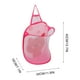 thumbnail image 3 of Cesto para ropa sucia colgante para baño con pared, cesto de almacenamiento plegable para ropa sucia, rosa, 3 of 4