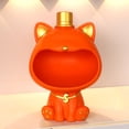 thumbnail image 4 of Adorno De Almacenamiento Para Gatos Estatua de resina con forma de gato de la suerte, adorno de almacenamiento para llaves de entrada, decoración de escritorio de estudio (G), 4 of 7
