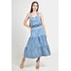 thumbnail image 4 of Vestido denim con cinto Roman Fashion /Juvenil, 41548 (Azul Light) azul CH, 4 of 5
