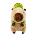thumbnail image 2 of Peluche capibara 20 cm Plushmania con mochilas de frutas varios modelos 1 pieza, 2 of 4
