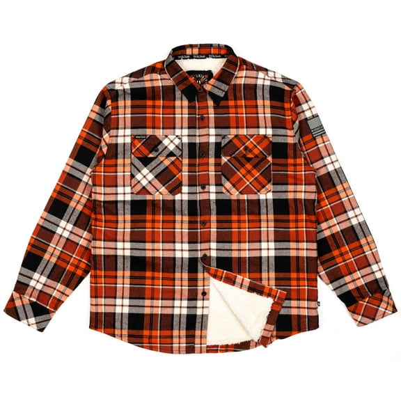Howitzer Style Men's Heavyweight Flannel Jacket Canteen