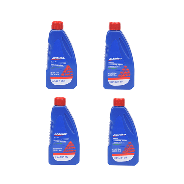 Aceite Mineral Multigrado ACDelco 15w-40 SL Para Motor 946ml (4 Piezas) ACDelco Volumen: 946ml