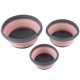 thumbnail image 4 of 6 Unids Conjuntos de Tazón Lonchera Plegable de Silicona Tazón Plegable Tazón Plegable de Silicona con Tapa Rosa, 4 of 8