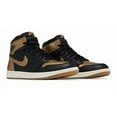 thumbnail image 1 of N I-K-E A i r-Jor-dan 1 Retro High OG Men's Shoes Black Metalic Gold DZ5485 071, 1 of 6