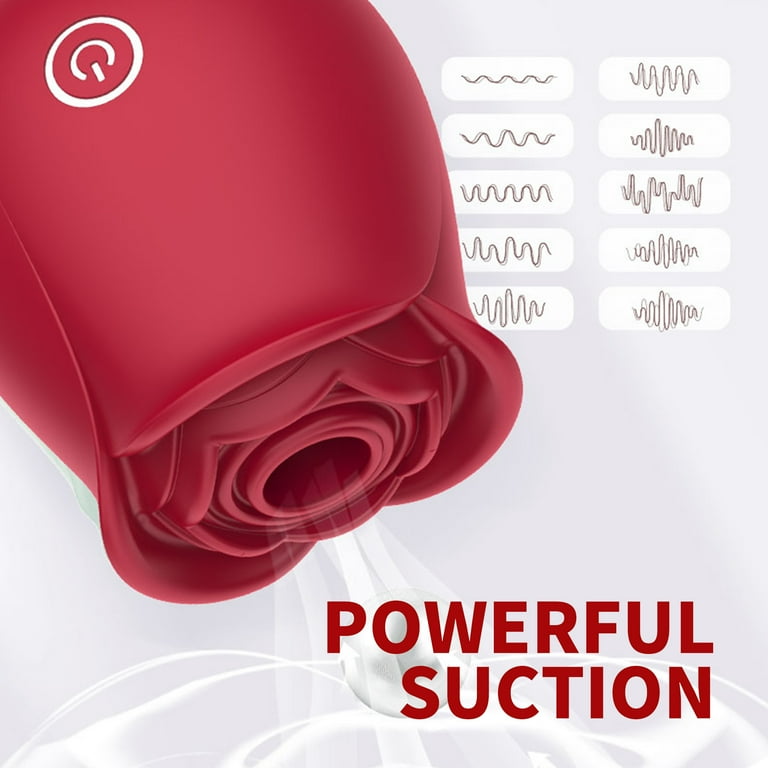 OCTMOM Rose Toys Rose Sex Toys Vibrators for Women G Spot Vibrator Partner  Toys for Adult Pleasure Stimulator, Red