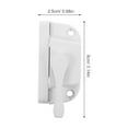 thumbnail image 2 of SOPOTUTU 1Set Adjustable White Window Lock Latch for Enhanced Sliding Window Security, 2 of 7