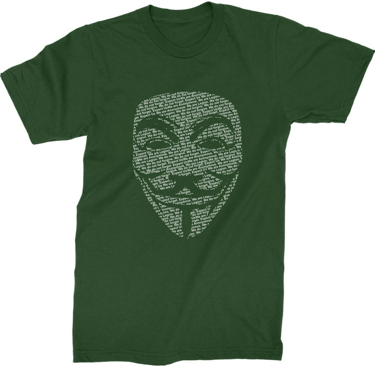 V for Vendetta Guy Fawkes Mask Mens T-shirt