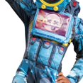 thumbnail image 2 of Pathfinder Costume for Kids, Official Deluxe Apex Legends Costume Jumpsuit with Mask and Armor, Child Size Extra Large (14-16) Blue, 2 of 5