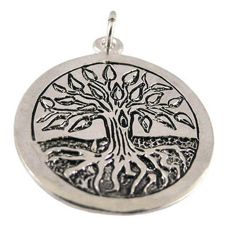 Solid Sterling Silver Celtic Tree Of Life Pendant