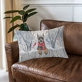 thumbnail image 3 of Playful Doberman Pinscher Welcomes Winter Snowy Day with Cardinal Bird Quilt Pillowcase Doberman Dog Lover Gifts Throw Pillow Cover Bed Home Decor - 12017, 3 of 5