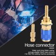 thumbnail image 3 of Adaptador de gas refrigerado por agua de 6 mm Conector de manguera rápida de soplete de soldadura M6 (azul) Likrtyny  Para estrenar, 3 of 9