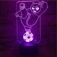 thumbnail image 1 of Lámpara LED de ilusión 3D con luz nocturna Kungs Fus Pandas Football, 1 of 1