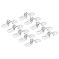thumbnail image 1 of Unique Bargains Collier de Serrage Rigide 10mm, 20 Pcs Clip de Tube en U en Acier Inoxydable 304, 1 of 5