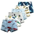 thumbnail image 2 of Chenyin 3PCS Kids Baby Underwear Boxer Brief for Boys Cotton Shorts Toddler Cartoon Dinosaur Underpants 3-8 Years Panties for Boys, 2 of 5