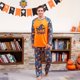 thumbnail image 2 of Nvse 2 Pieces Loungewear Sleepwear for Adults &boys&girls Pumpkin/Orange for 3XL, 2 of 4