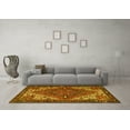 thumbnail image 3 of Ahgly Company Indoor Square Persian Yellow Traditional Area Rugs, 4' Square, 3 of 4