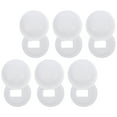 thumbnail image 6 of WAXIAYU 6 Pairs White Toilet Bolt Caps with Washers, 6 of 7