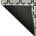 thumbnail image 3 of Addison Rugs Mayfield Washable Transitional Modern Squares Black Rectangle Rug, 9' x 12', 3 of 6