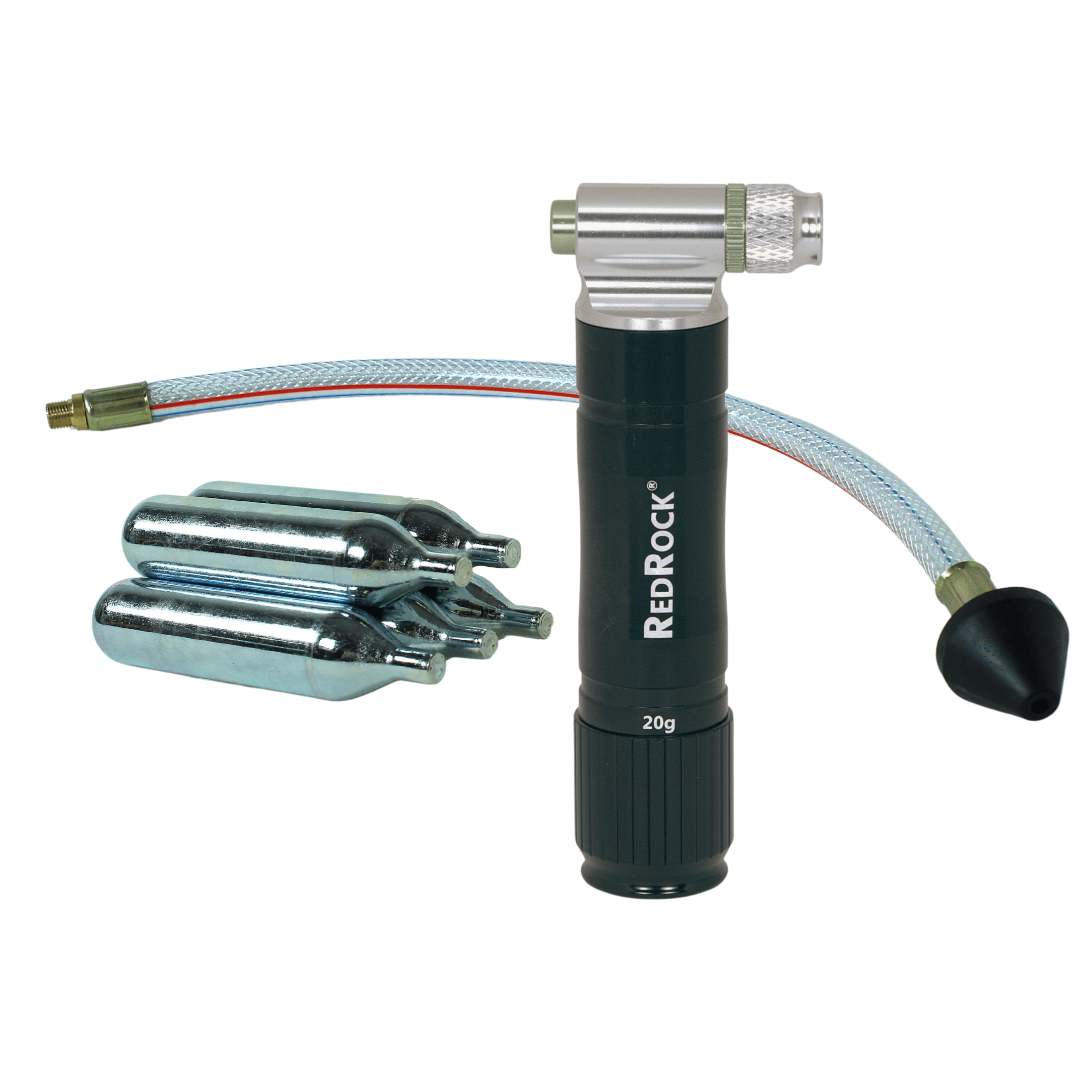 RedRock 20g HVAC Drain Line Cleaning – Reusable CO₂ HVAC Blaster Tool | with 5x 20g Cartridges | Fast, DIY Air Conditioner Tool